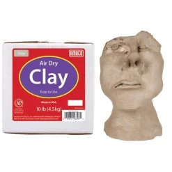 AMACO Gray Air Dry Modeling Clay 10 Lb. Package