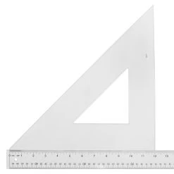Triangular Scale 45/90 Degrees 12"