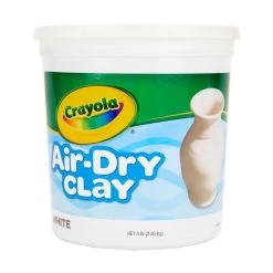 Crayola Air-Dry Clay 5 Lb. White Package