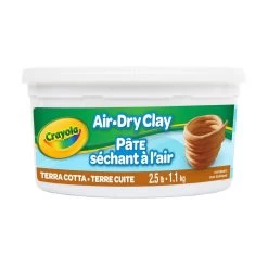 Crayola Air-Dry Clay 2.5 Lb. Terra Cotta Package