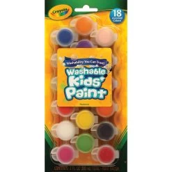 Crayola Washable Kids' Paint 18-Color Set