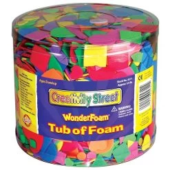 Creativity Street WonderFoam Shape Assortment 1/2 Lb. Package