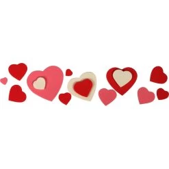 Creativity Street Peel & Stick WonderFoam Heart Shapes
