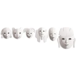Creativity Street Dimensional Multicultural Masks