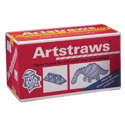 Artstraws Paper Tubes White 1800-Count