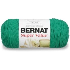 Bernat Super Value Yarn Kelly Green