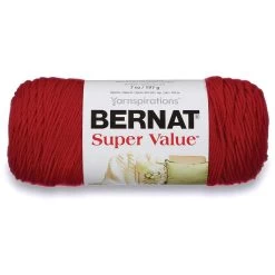 Bernat Super Value Yarn True Red