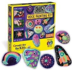 Glow In The Dark Rock Painting Kit By Creativity For Kids