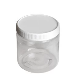 Empty Plastic Jar 8 Oz.