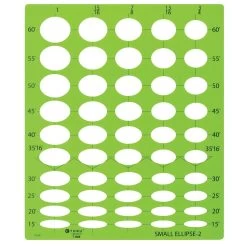 Westcott Small Ellipses 2 Template