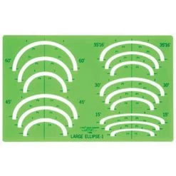 Westcott Large Ellipses Template