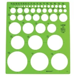 Westcott Large & Small Circles Template