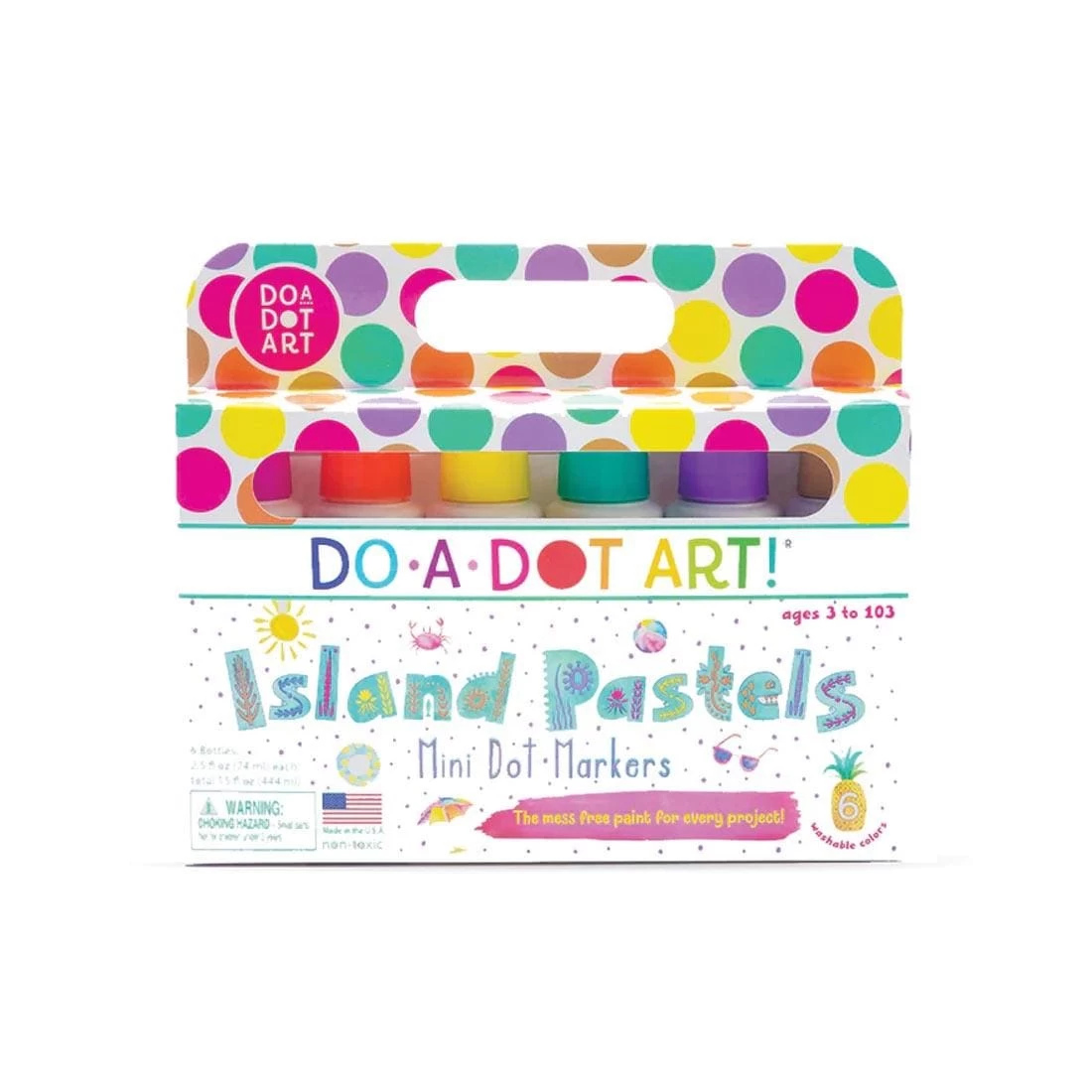 Do-A-Dot Art! Markers Mini Dot Island Pastels Set 1 Do-A-Dot Art! Markers Mini Dot Island Pastels Set