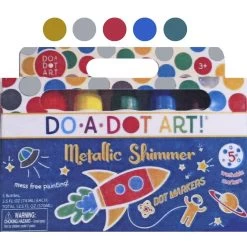 Do-A-Dot Art! Markers 5-Count Primary Metallic Shimmer