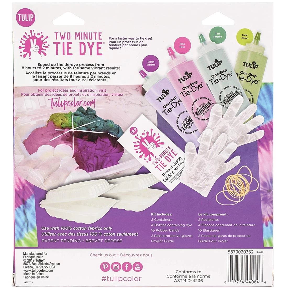 Tulip Two-Minute Tie-Dye Berry Blast Kit 3 Tulip Two-Minute Tie-Dye Berry Blast Kit - Image 3