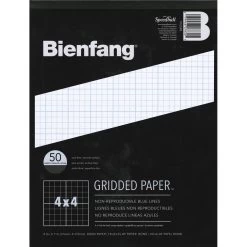 Bienfang 4x4 Gridded Paper Pad 8-1/2 X 11"