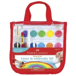 Young Artist Learn To Watercolor Set By Faber-Castell