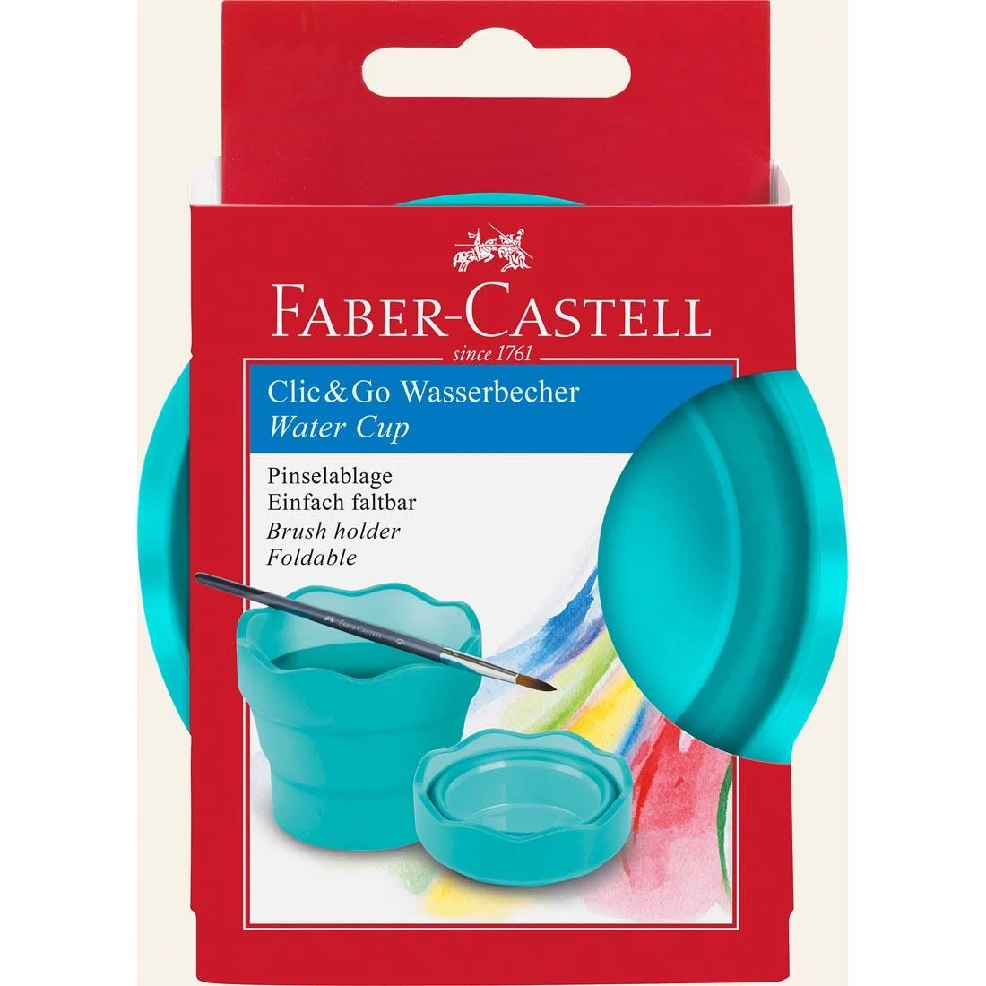 Clic & Go Collapsible Water Pot By Faber-Castell 1 Clic & Go Collapsible Water Pot By Faber-Castell