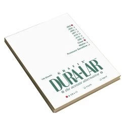 Grafix Dura-Lar Film Clear Overlay 3 Mil Sheets