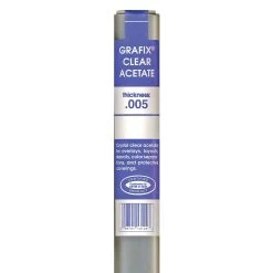 Grafix Clear Acetate Roll 25" X 25 Ft.