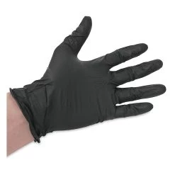 Black Vinyl Gloves