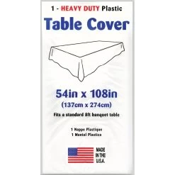 Plastic Table Cover