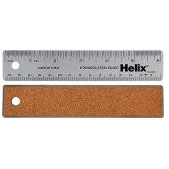 Flexible Stainless Steel Ruler 6"