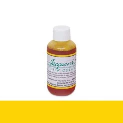 Jacquard Silk Color Yellow