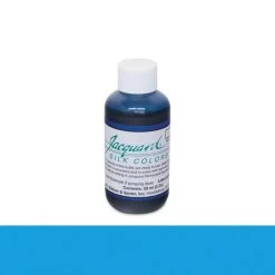 Jacquard Silk Color Cyan