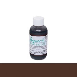 Jacquard Silk Color Chocolate Brown