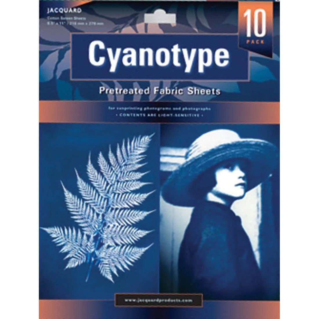 Jacquard Cyanotype Pretreated Fabric Sheets 1 Jacquard Cyanotype Pretreated Fabric Sheets