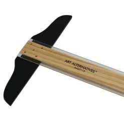 36" Wooden Acrylic Edged T-Square