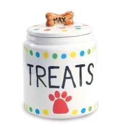 Paint Your Own Porcelain Dog Treat Jar