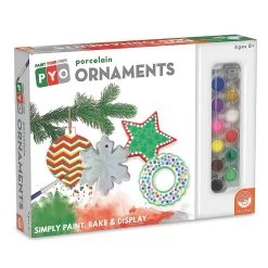 Paint Your Own Porcelain Christmas Ornaments