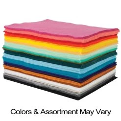 100% Acrylic Craft Felt Sheet Assortment