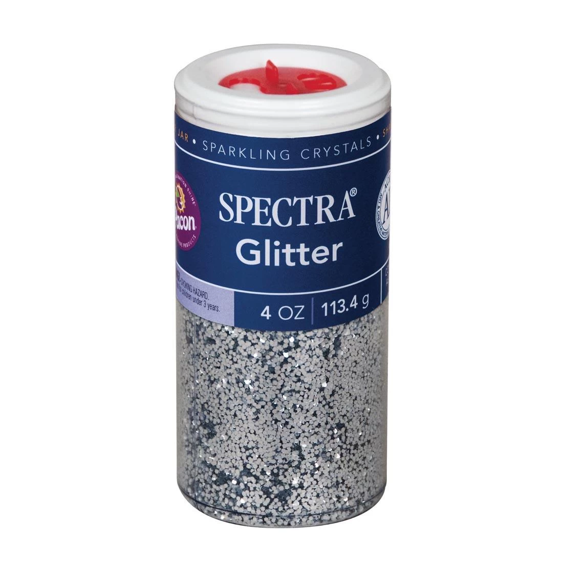 Spectra Glitter Sparkling Crystals 4 Oz. Silver 1 Spectra Glitter Sparkling Crystals 4 Oz. Silver