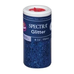 Spectra Glitter Sparkling Crystals 4 Oz. Blue