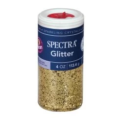 Spectra Glitter Sparkling Crystals 4 Oz. Gold