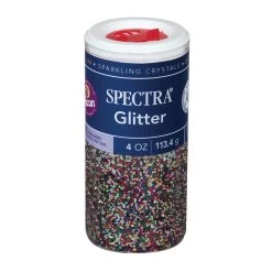 Spectra Glitter Sparkling Crystals 4 Oz. Multicolor