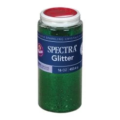 Spectra Glitter Sparkling Crystals 16 Oz. Green