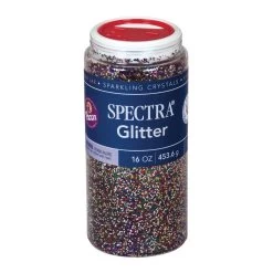 Spectra Glitter Sparkling Crystals 16 Oz. Multicolor