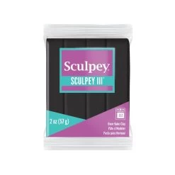 Sculpey III Oven-Bake Clay Black