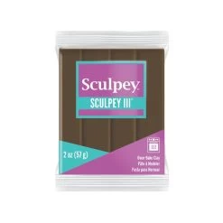 Sculpey III Oven-Bake Clay Suede Brown