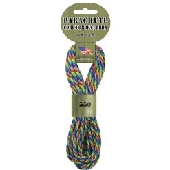 Parachute Cord 16 Ft. Rainbow Camo