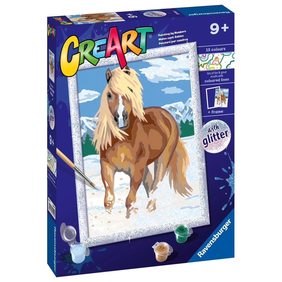 The Royal Horse Kids Paint By Number Set By Ravensburger 1 The Royal Horse Kids Paint By Number Set By Ravensburger