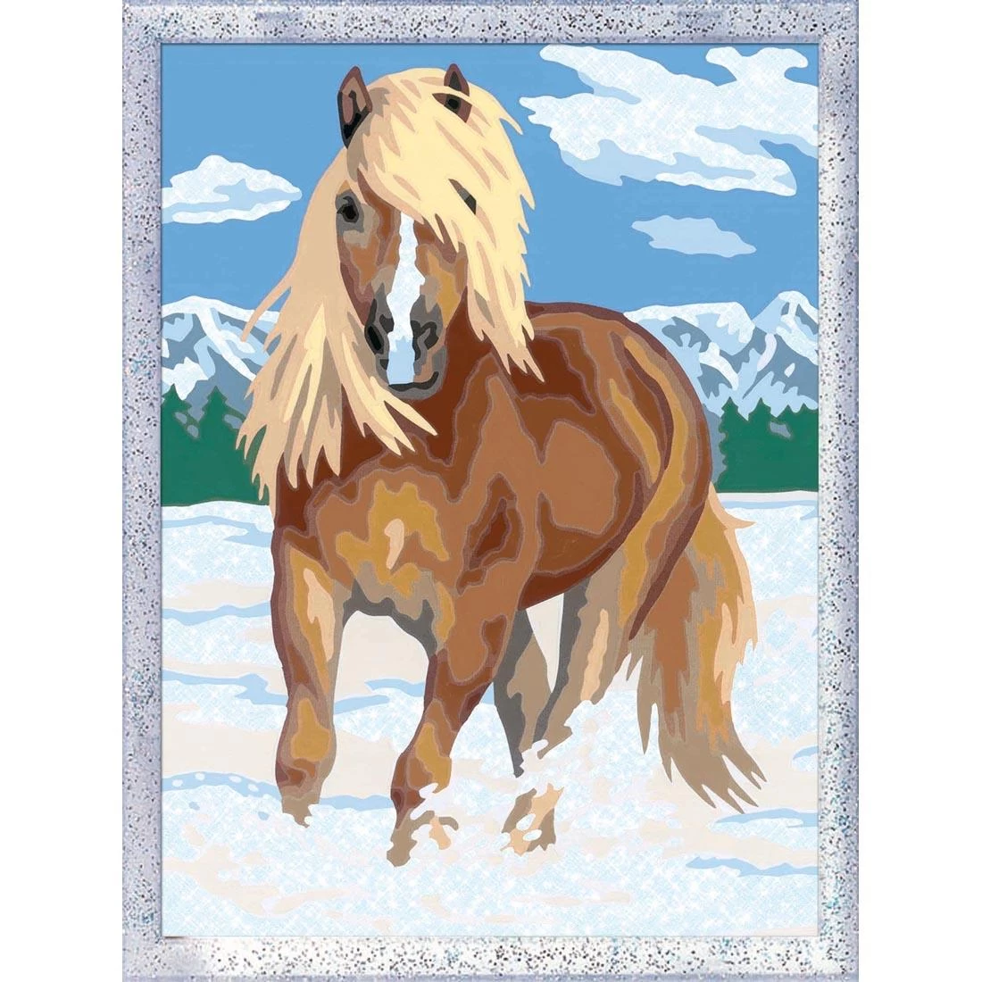 The Royal Horse Kids Paint By Number Set By Ravensburger 2 The Royal Horse Kids Paint By Number Set By Ravensburger - Image 2