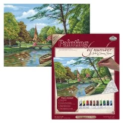 Royal & Langnickel Painting By Number Artist Canvas Series: Church By The River
