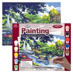 Royal & Langnickel Painting By Numbers Adult Large: Boating On The River