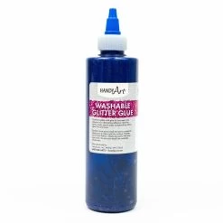 Handy Art Washable Glitter Glue Blue