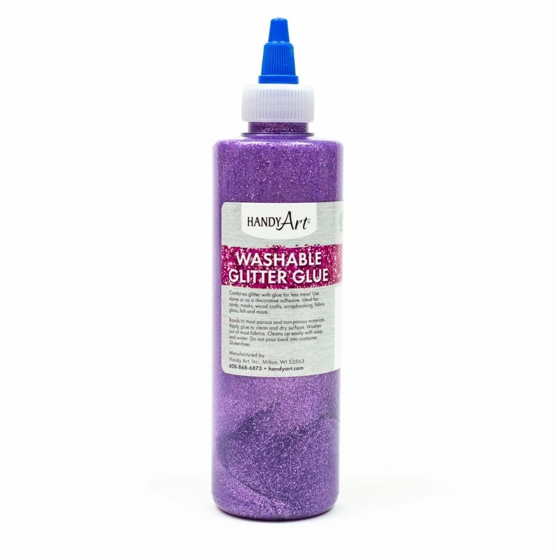 Handy Art Washable Glitter Glue Violet 1 Handy Art Washable Glitter Glue Violet